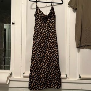 WeWoreWhat silk cowl neck dress